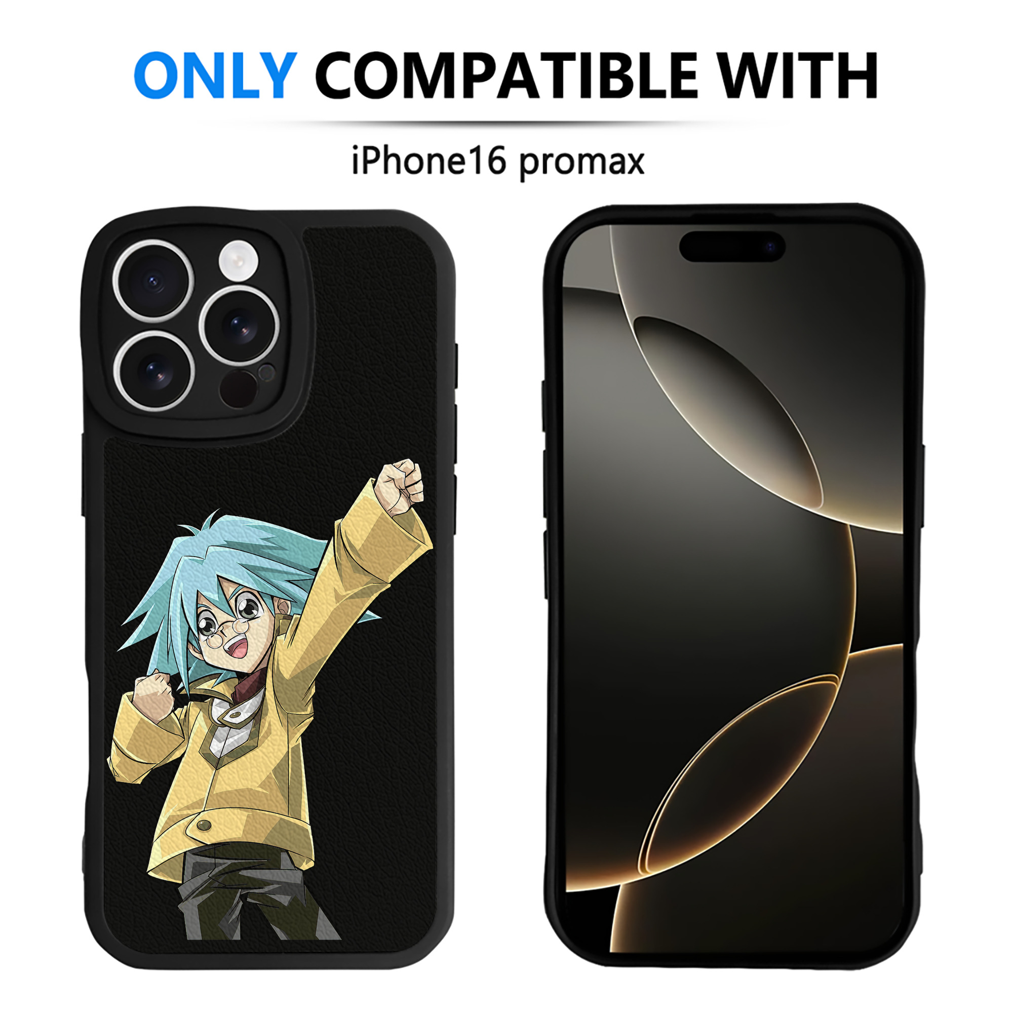 遊☆戯☆王 Yu-Gi-Oh! 【iPhone 16シリーズ対応】シリコンスマホケース（レザー調） 材質：シリコン